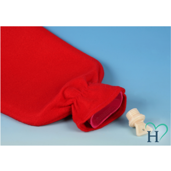 Termofor gumowy 2L w pokrowcu z polaru lub dzianiny